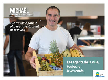 Campagne de communication municipale de la Ville de Courbevoie- Les métiers - Novembre 2022