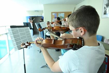 Photo de pratiques collectives du violon