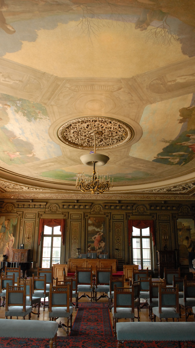 Chasse aux œufs à Courbevoie - salle des mariages