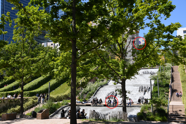 Chasse aux œufs à Courbevoie - réponse parc Diderot