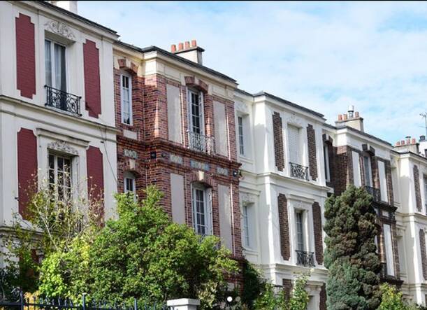 Photo de briques et de meulière à Courbevoie